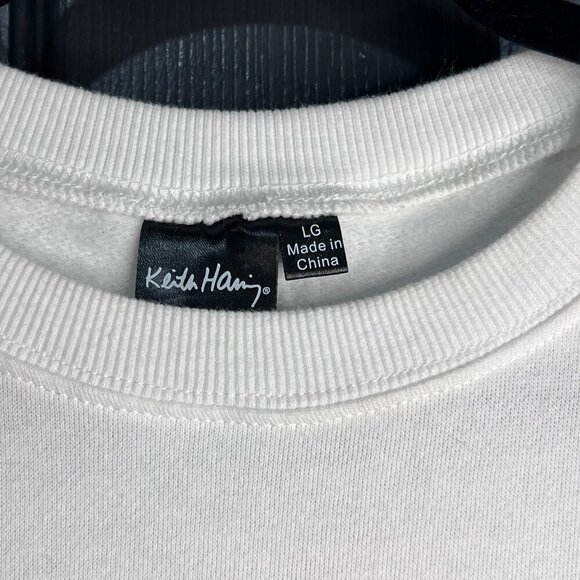 Keith Harring Sweatshirt White Size Large - Picture 2 of 11